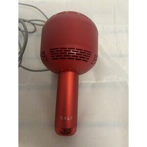 CALF Q5 Bluetooth Portable Wireless Karaoke Speaker Microphone Red Tested Works